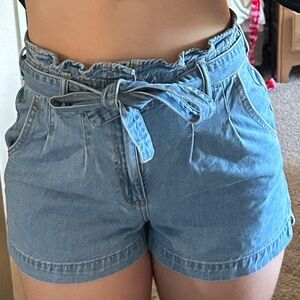 American Eagle Light Blue Denim Shorts